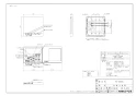 ノーリツ RC-D802C N30 取扱説明書 商品図面 施工説明書 床暖房リモコン 商品図面1